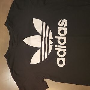 Adidas black T-shirt youth medium